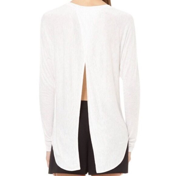 * Wilfred Rayon Lace Print La Rivière Long Sleeve w/Open Back Size S - Picture 6 of 7